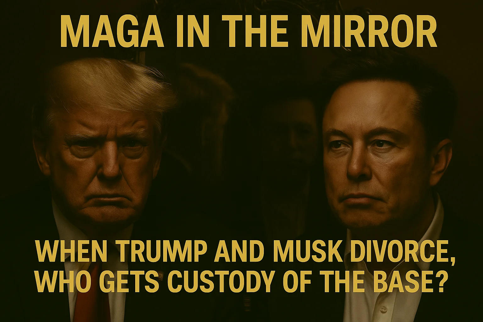 MAGA in the Mirror: When Trump and Musk Divorce, Who Gets Custody of the Base?