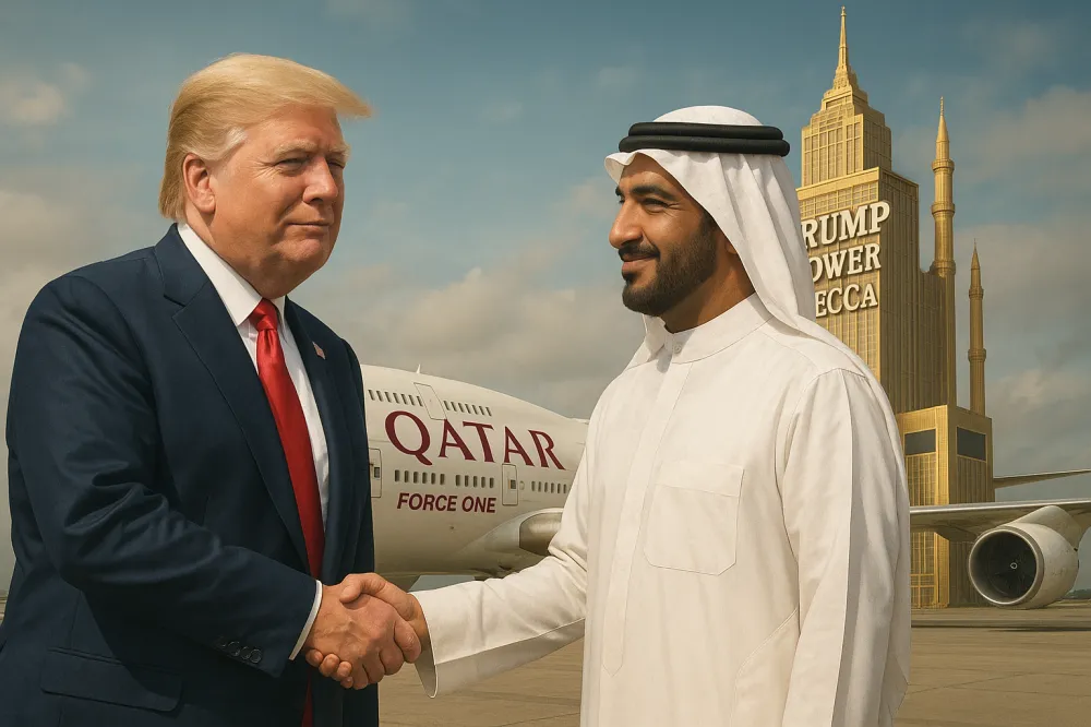 Trump Offers “Trump Tower Mecca™” in Exchange for Qatari Jet, Sparks Holy Real Estate Diplomacy