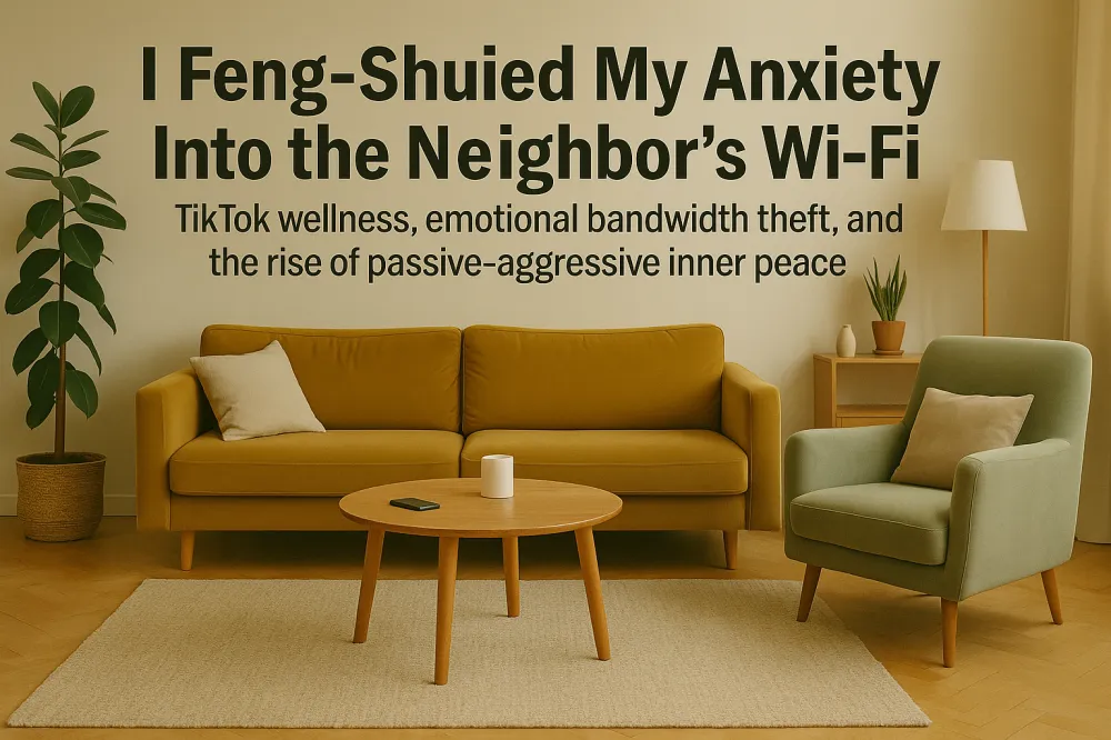 Feng-Shuied My Anxiety into the Neighbor’s Wi-Fi