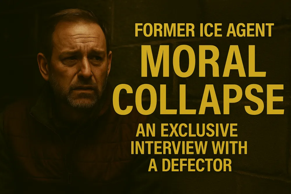 The Empathy Fugitive: How One ICE Agent Felt Something and Had to Flee