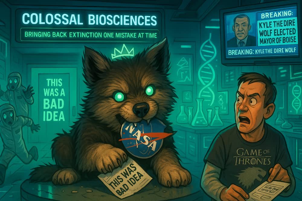 Scientists Bring Back Dire Wolves: “Because What the Apocalypse Really Needed Was More Teeth”