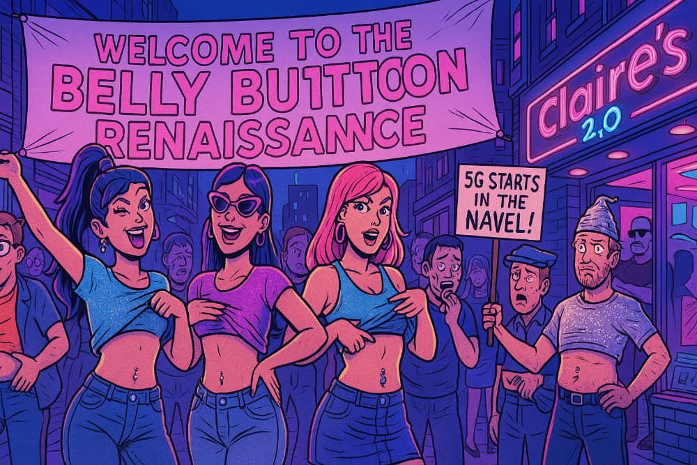 Belly Button Piercings Make a Comeback: Millennials Reluctantly Dig Out Old Scar Tissue