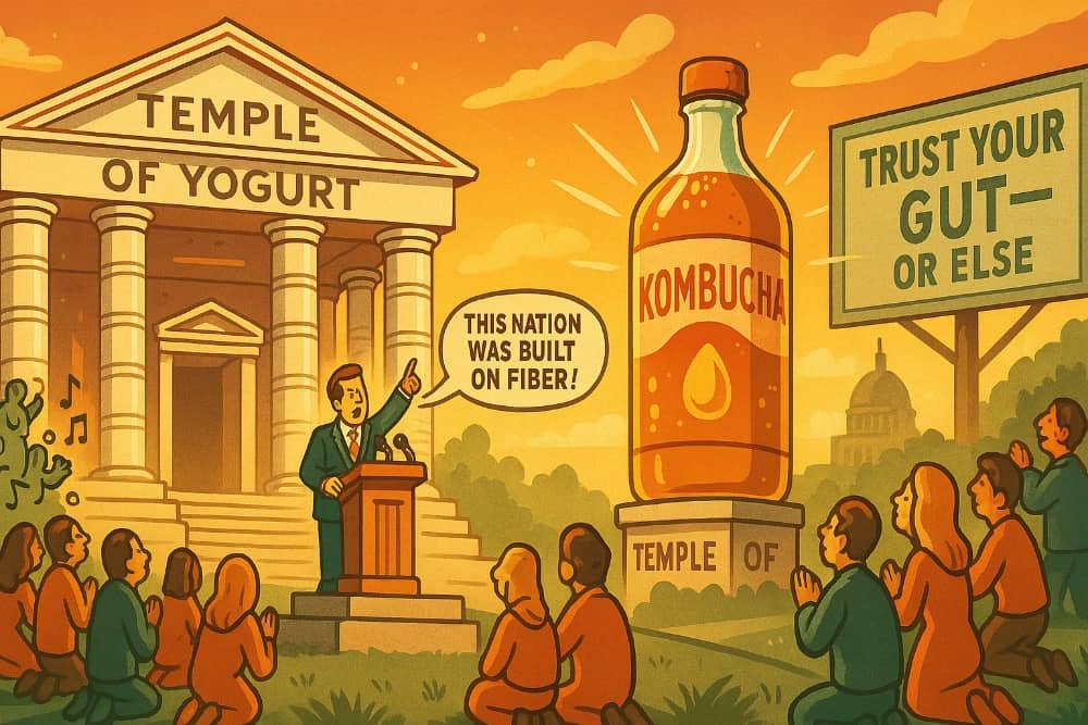 Gut Health Declared National Priority: New Pledge of Allegiance Adds “With Liberty and Probiotics for All”