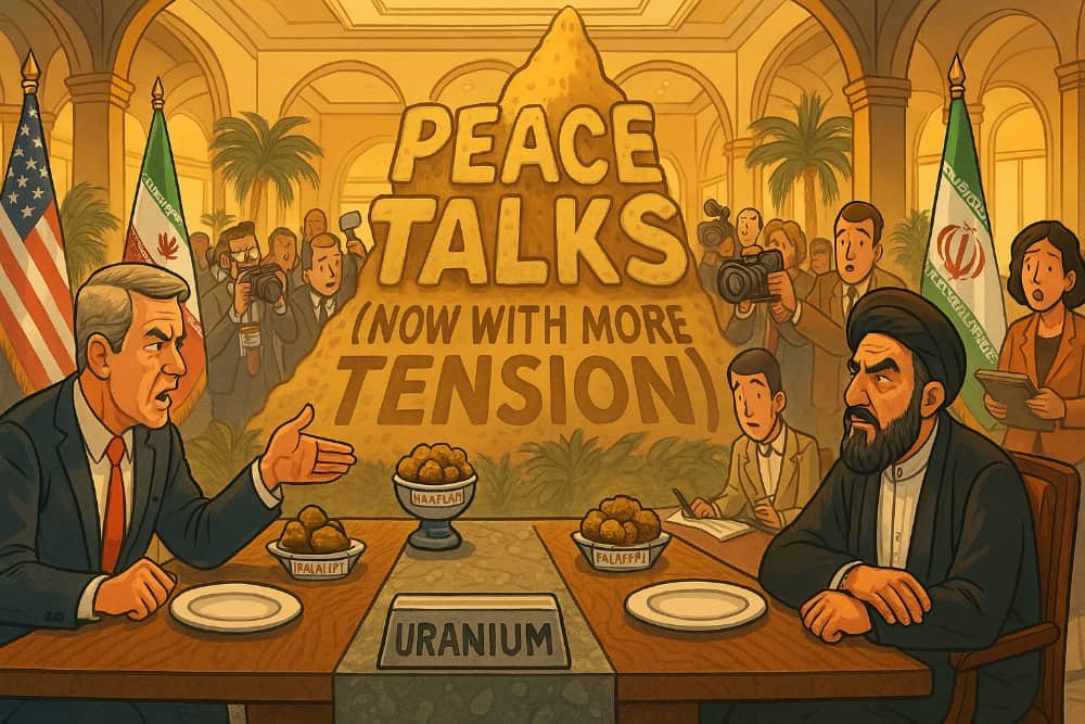 U.S. and Iran to Restart Nuclear Talks in Oman: “Nothing Says Peace Like a Neutral Desert and a Thousand Microphones”