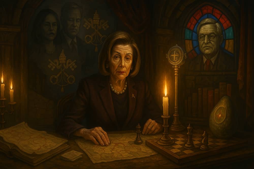 Pelosi Accused of Orchestrating Biden's Exit Months in Advance Using Ancient Jesuit Timing Charts