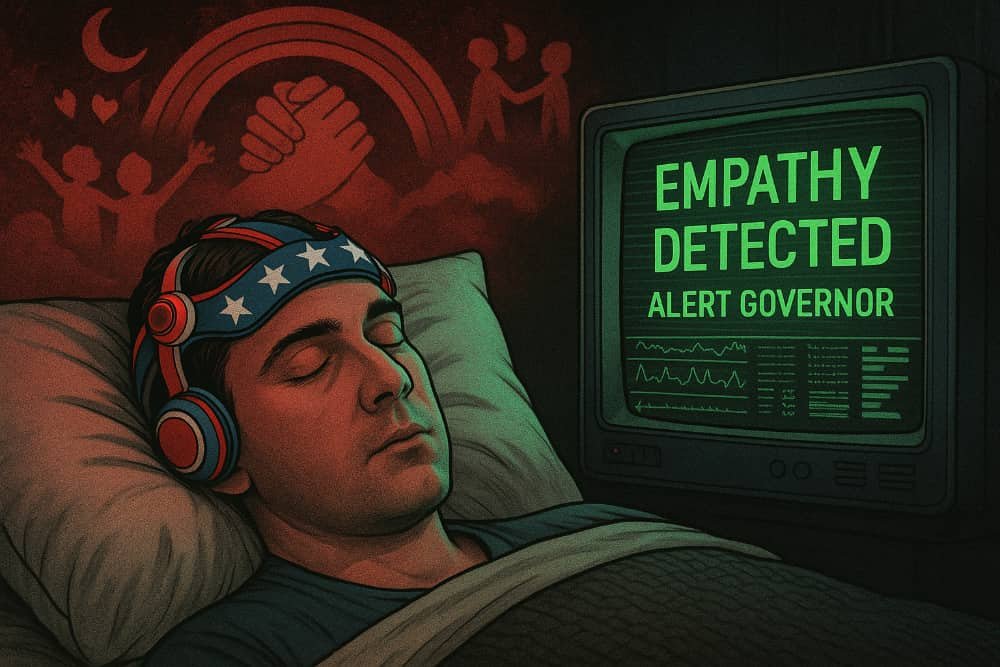 BREAKING: Florida Governor Approves “Thought Loyalty Tests” for All Public Employees, Says Anyone Who Dreams in Blue or Feels Empathy After 11 PM May Be a Federal Plant or AI Sentient Threat