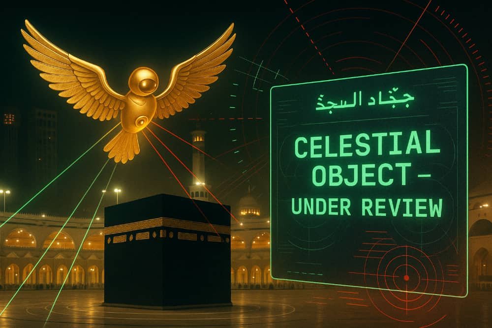 Saudi Intelligence Accidentally Uploads 1.2 Terabytes of Angel Surveillance Footage After Mistaking Archangel Jibril for a Drone Prototype