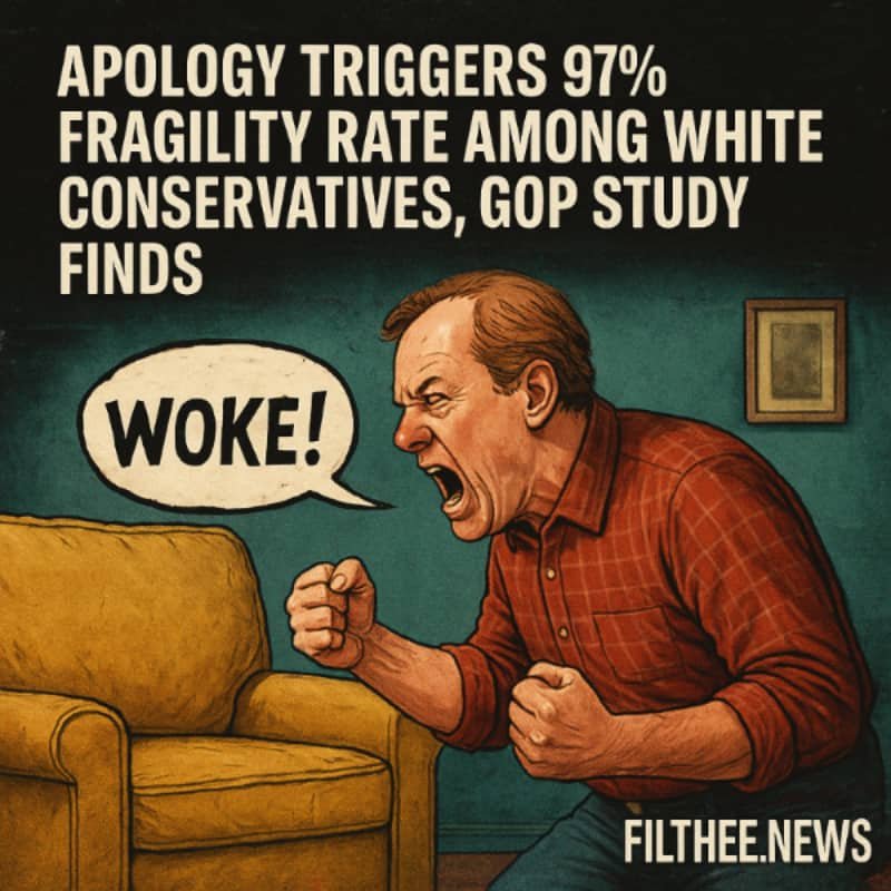 Apology Triggers 97% Fragility Rate Among White Conservatives, GOP Study Finds