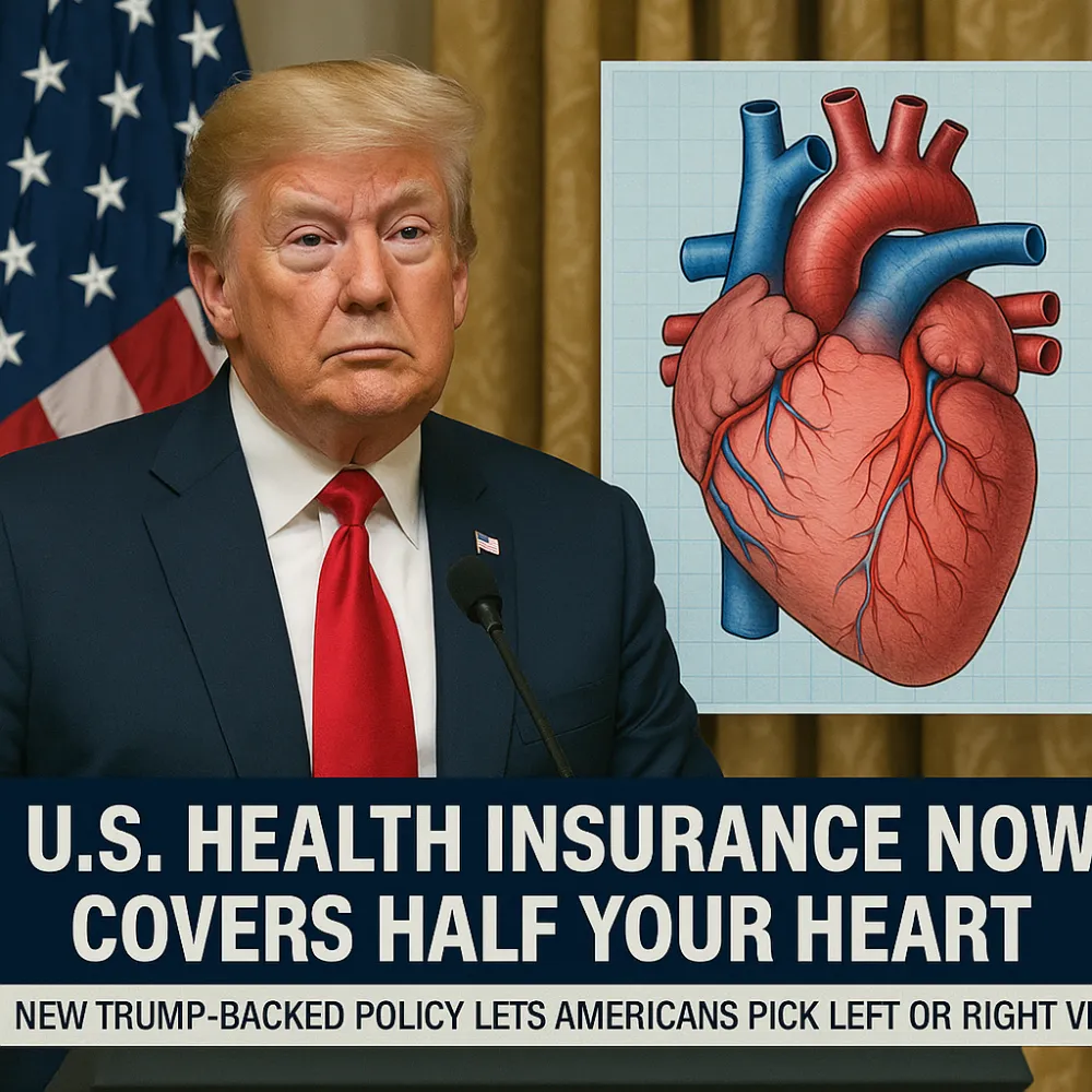 U.S. Health Insurance Now Covers Half Your Heart