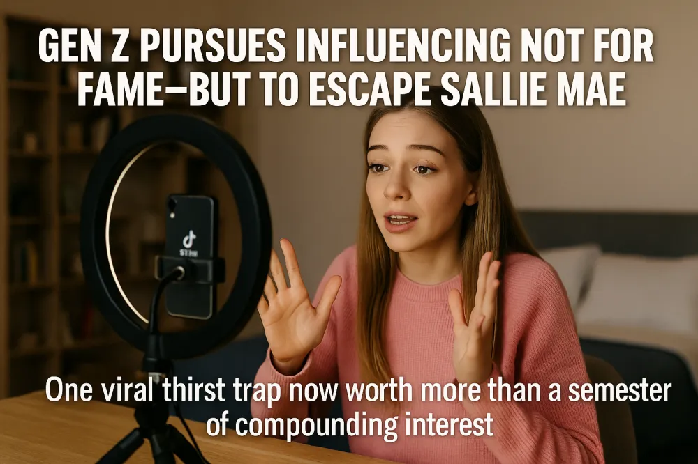 Gen Z Pursues Influencing Not for Fame—But to Escape Sallie Mae